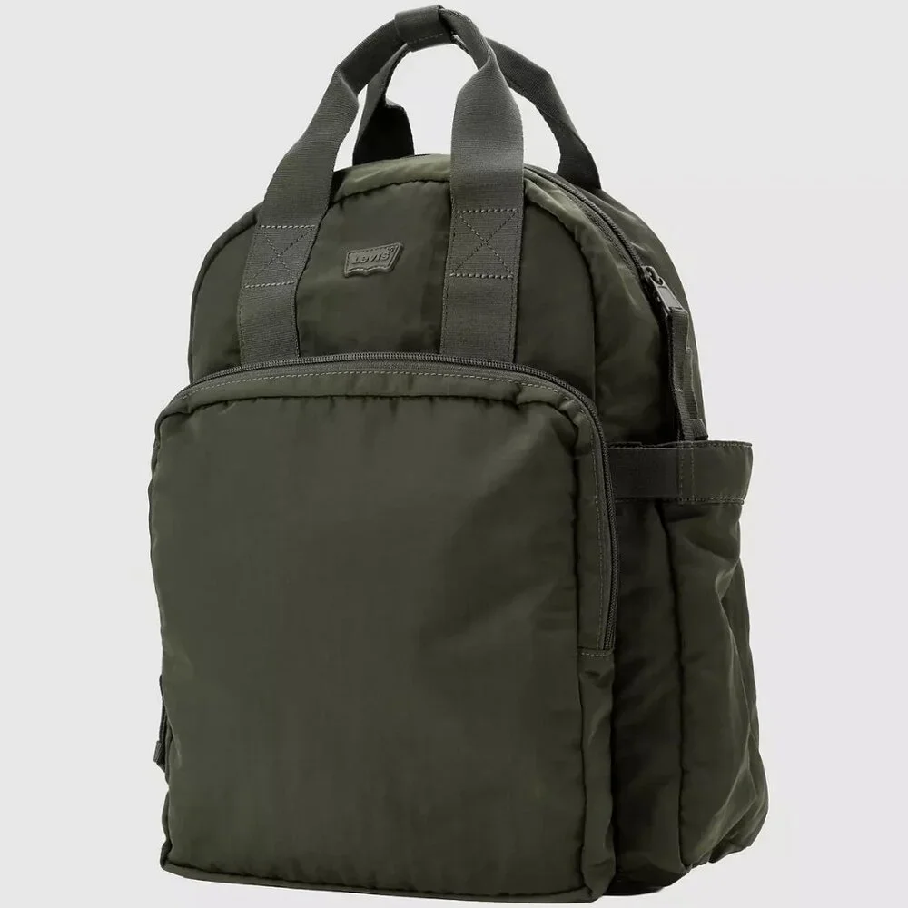 Levi's Army Green L-pack Round Backpack/NWT